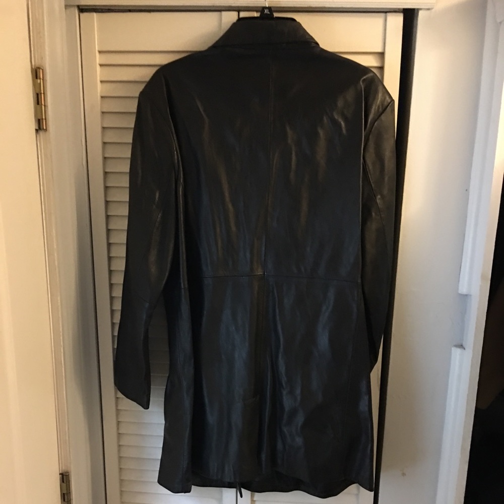 Kathy Ireland 3/4 Black leather Javket